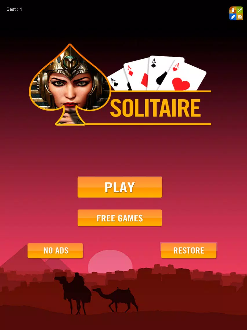 Capturas de tela do A Pyramid Cleopatra Solitaire - Lost Treasures Blast and Mummys Curse Casino HD iPad 
