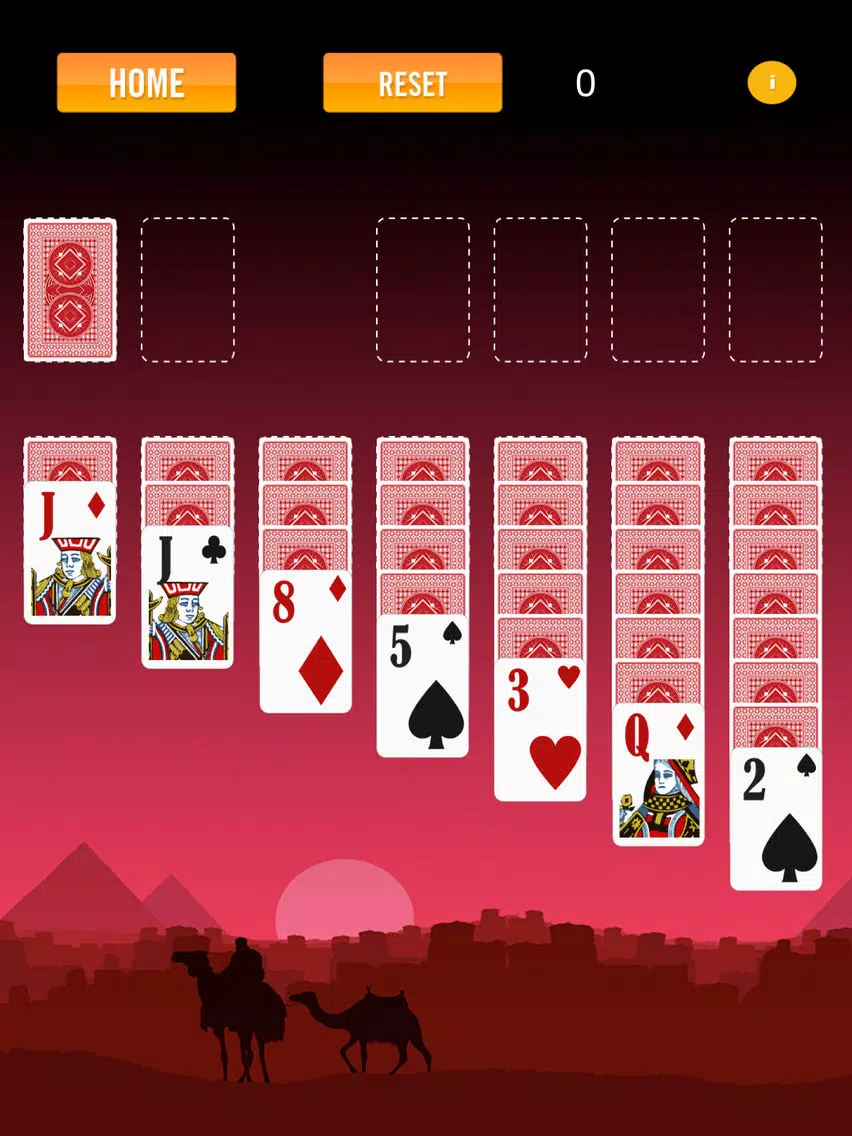 Capturas de tela do A Pyramid Cleopatra Solitaire - Lost Treasures Blast and Mummys Curse Casino HD iPad 