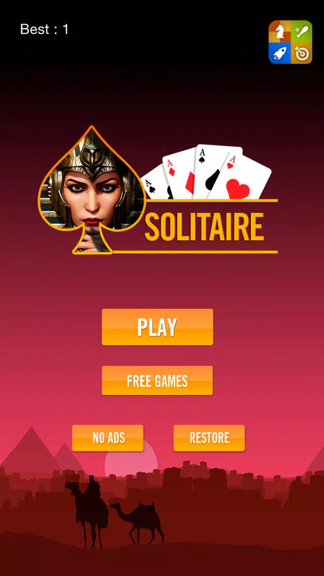 Capturas de tela do A Pyramid Cleopatra Solitaire - Lost Treasures Blast and Mummys Curse Casino HD