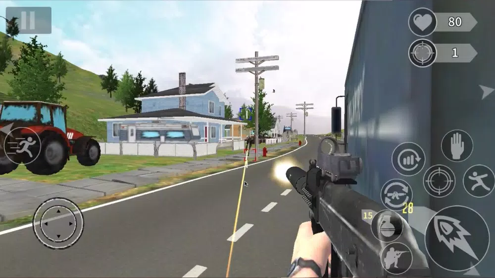 Tangkapan skrin Battleground Royale Warfare