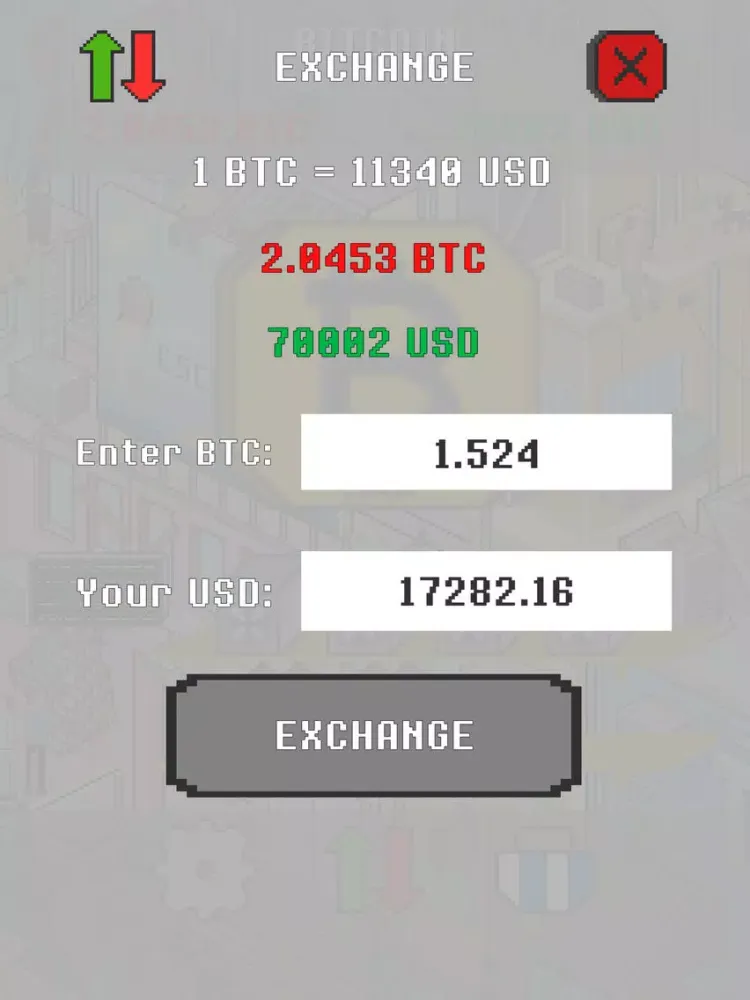 Tangkapan skrin Bitcoin· iPad 