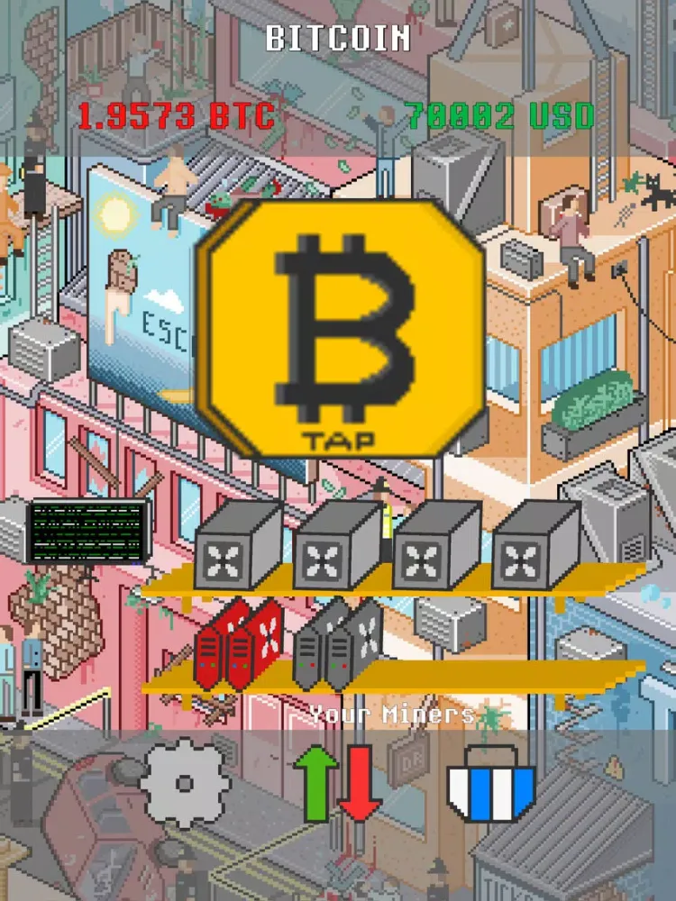 Tangkapan skrin Bitcoin· iPad 