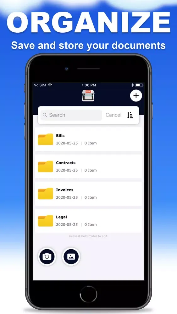 Zrzuty ekranu Scanner App - PDF Document