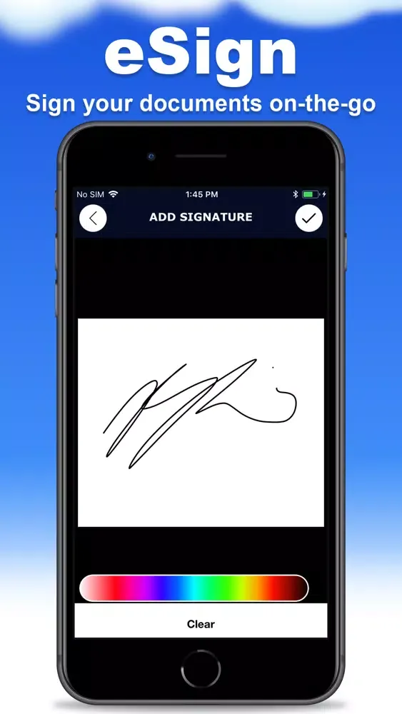 Zrzuty ekranu Scanner App - PDF Document