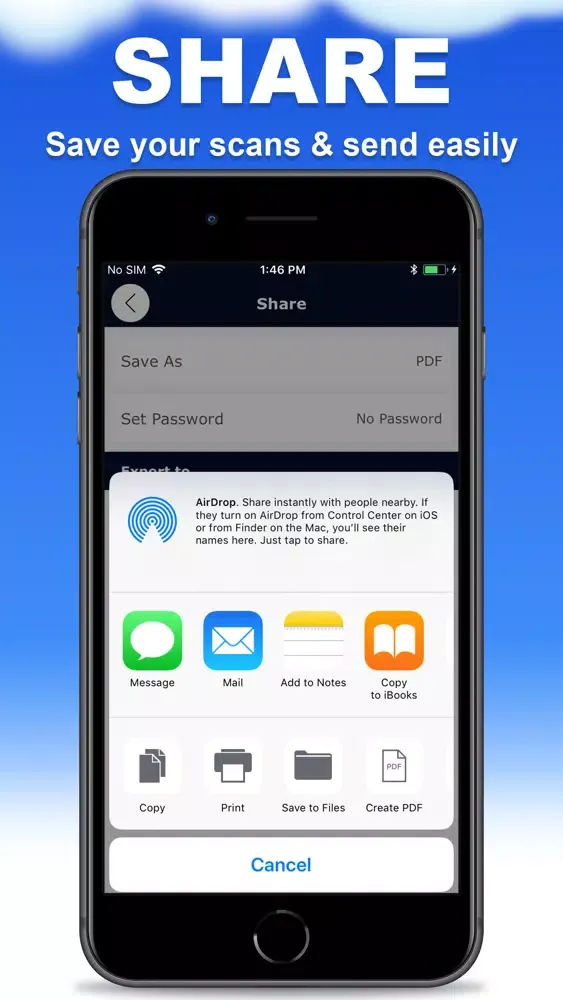 Zrzuty ekranu Scanner App - PDF Document