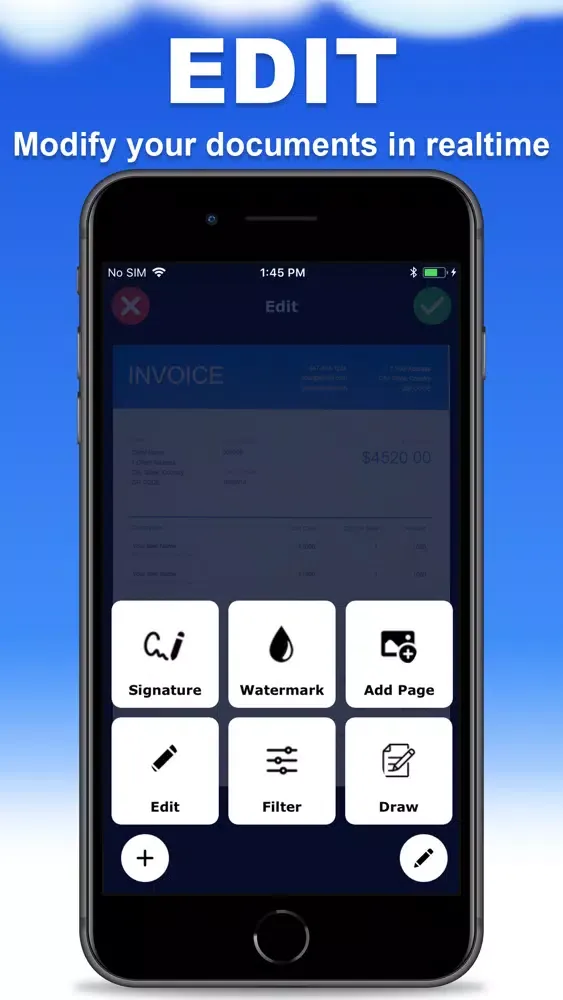 Zrzuty ekranu Scanner App - PDF Document