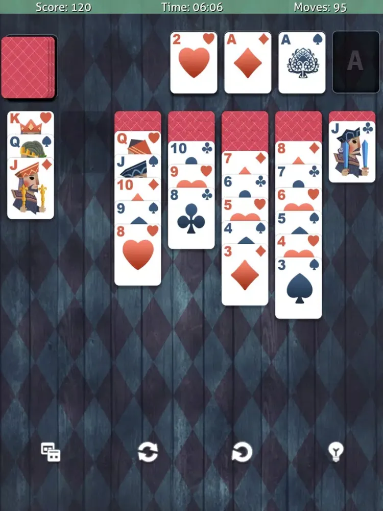 Ảnh chụp màn hình của Solitaire’ iPad 