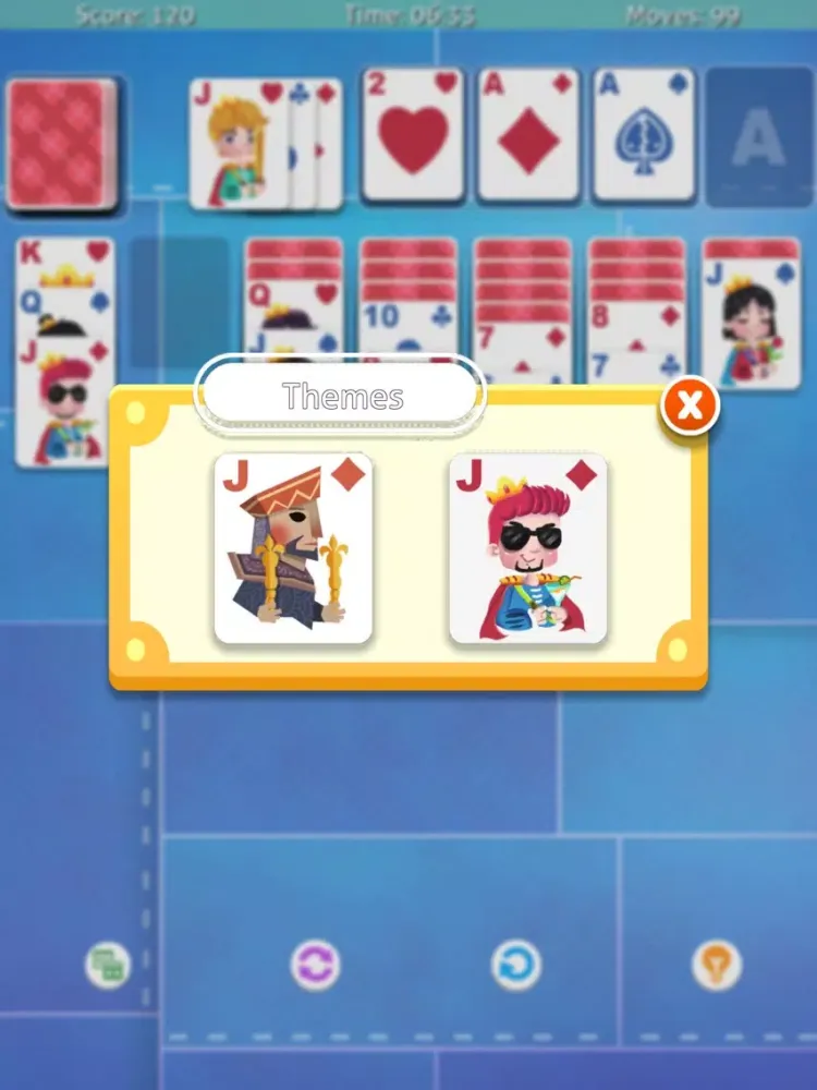 Ảnh chụp màn hình của Solitaire’ iPad 