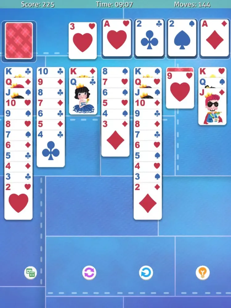 Ảnh chụp màn hình của Solitaire’ iPad 