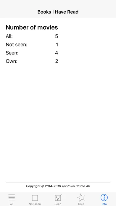 Tangkapan layar Movies I Have Seen