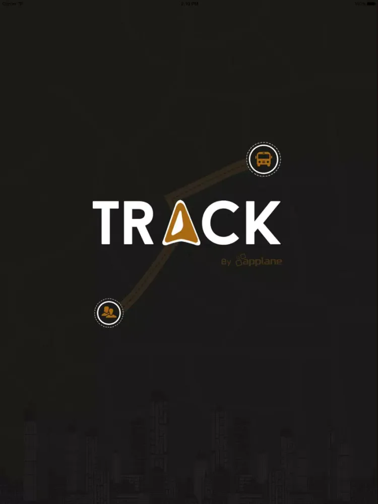 ภาพหน้าจอของ App Track iPad 