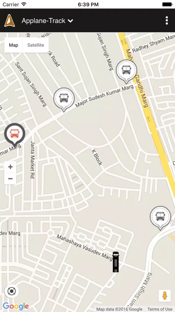ภาพหน้าจอของ App Track