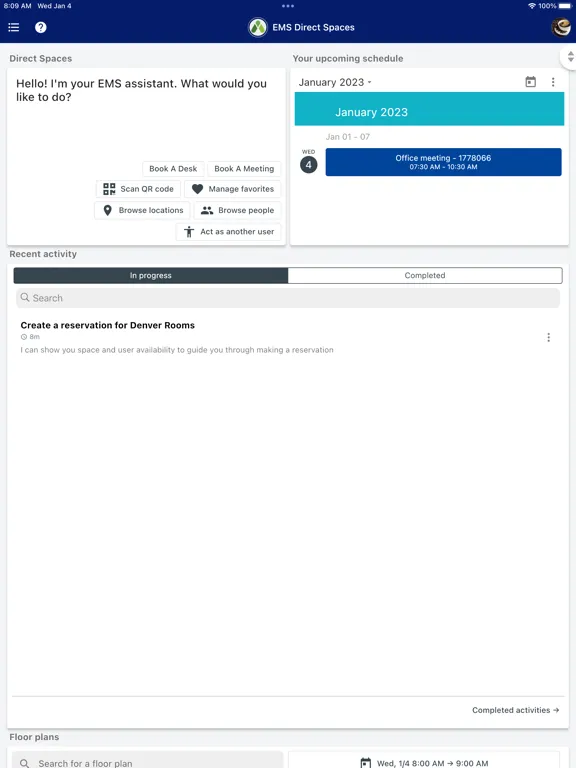 Zrzuty ekranu Direct Spaces iPad 