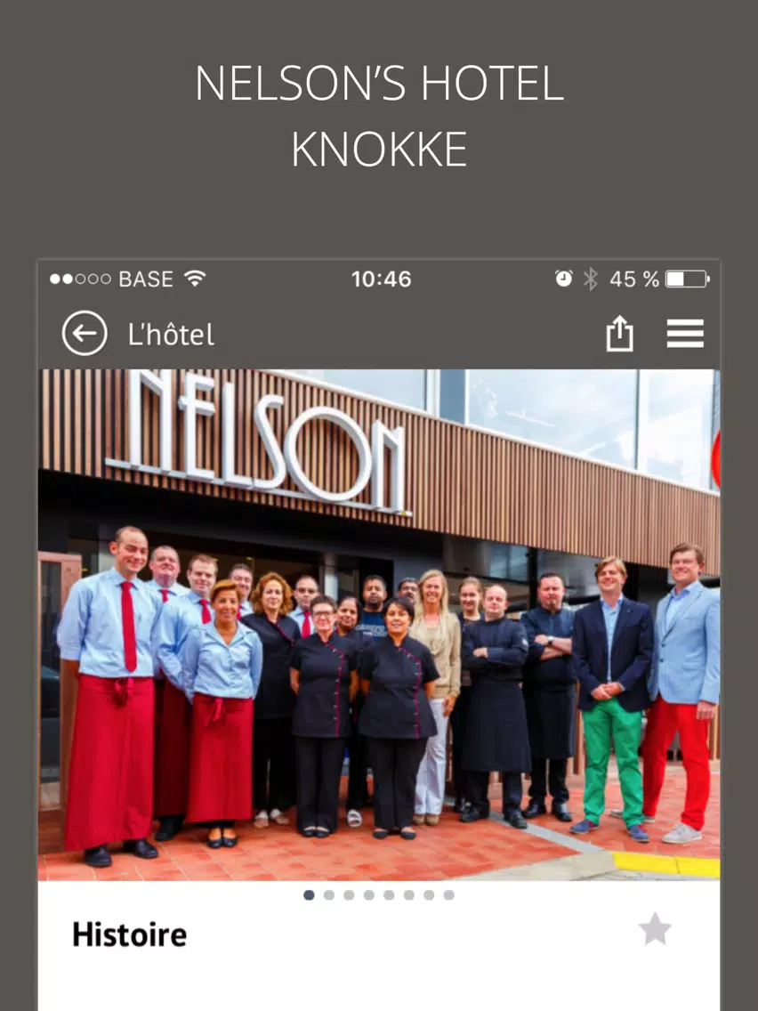 Nelson's Hotel - Knokke iPad 应用截图