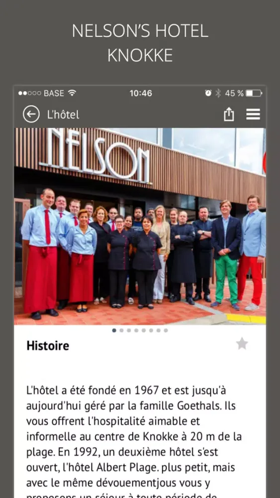 Nelson's Hotel - Knokke スクリーンショット