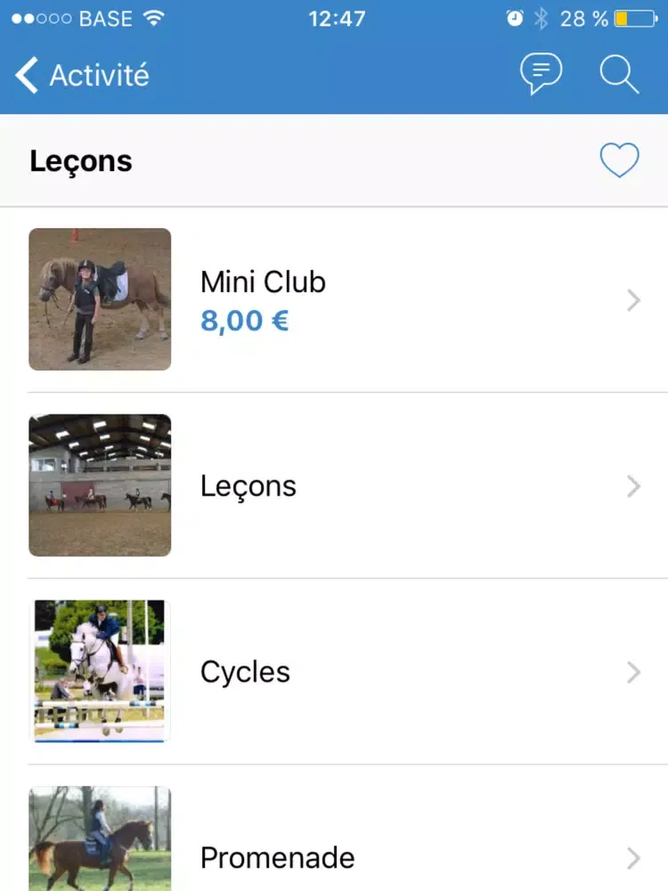 Tangkapan layar Poney's Club du Geer iPad 