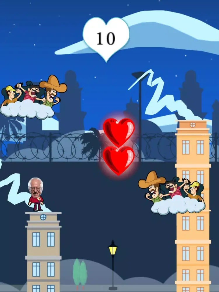 Tangkapan skrin Bernie Man - Election for White-House President Sanders iPad 