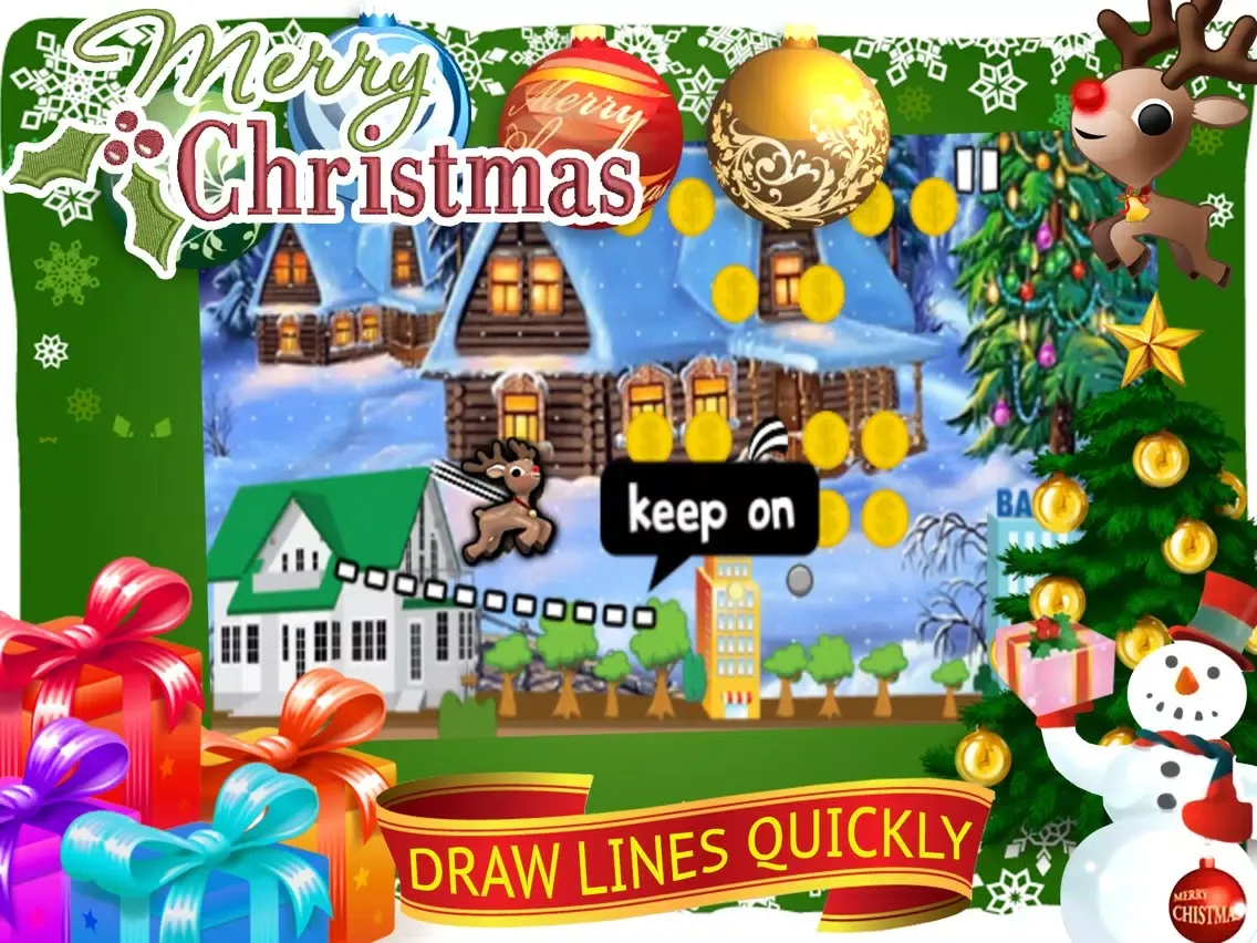 Screenshot di Santa's Little Rein-Deer Adventure in: A Cozy Christ-Mas Holiday Story FREE iPad 