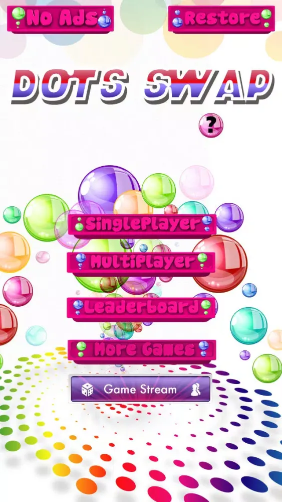 Dots Swap Adventure: Slide, Swipe, & Connect to Match the Orbs Colors スクリーンショット