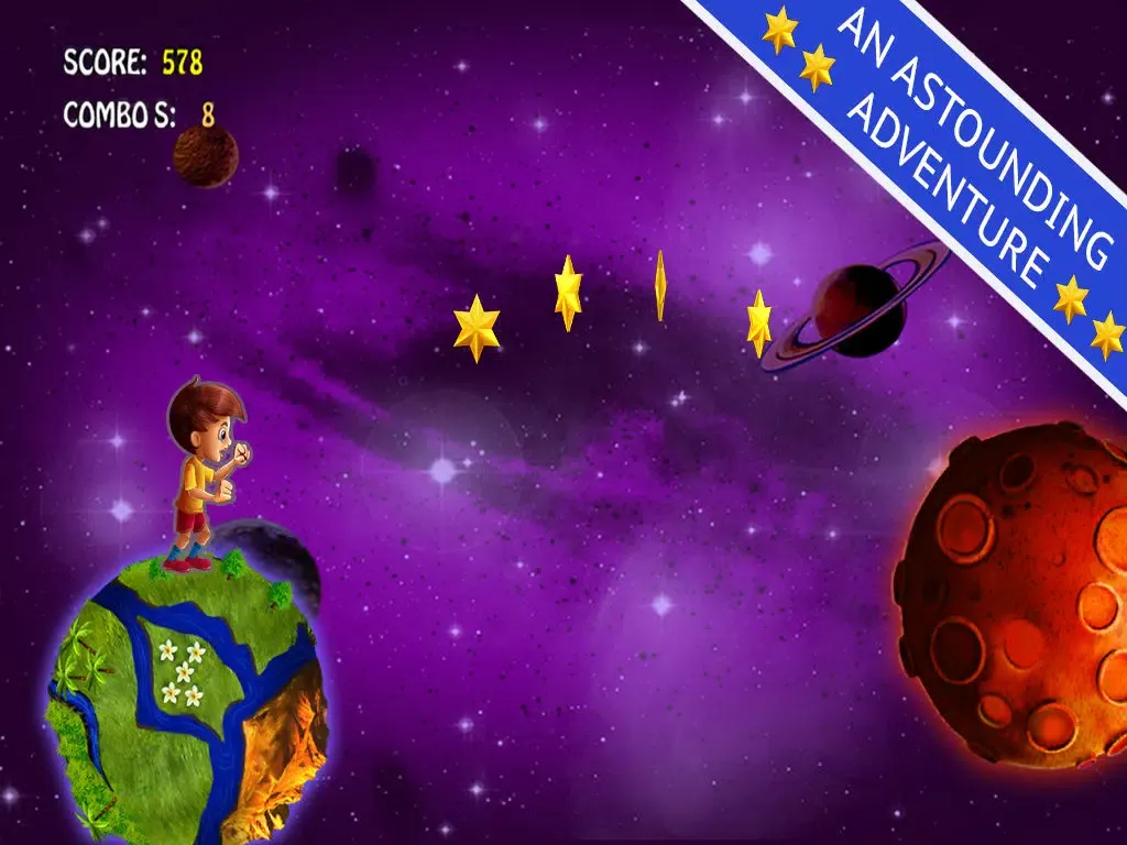 Little Big Universe Space Travel Advenutre - A Fun Story of a Boys's Galactical Star Explorer Blast iPad  Screenshots