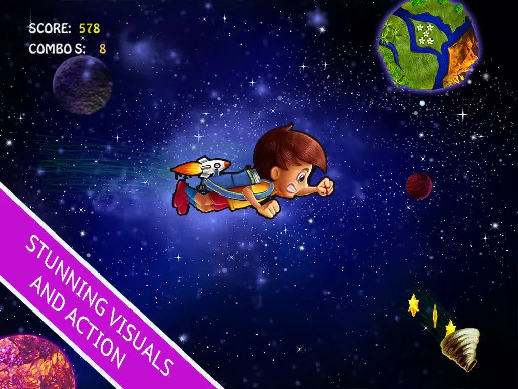 Little Big Universe Space Travel Advenutre - A Fun Story of a Boys's Galactical Star Explorer Blast iPad  Screenshots