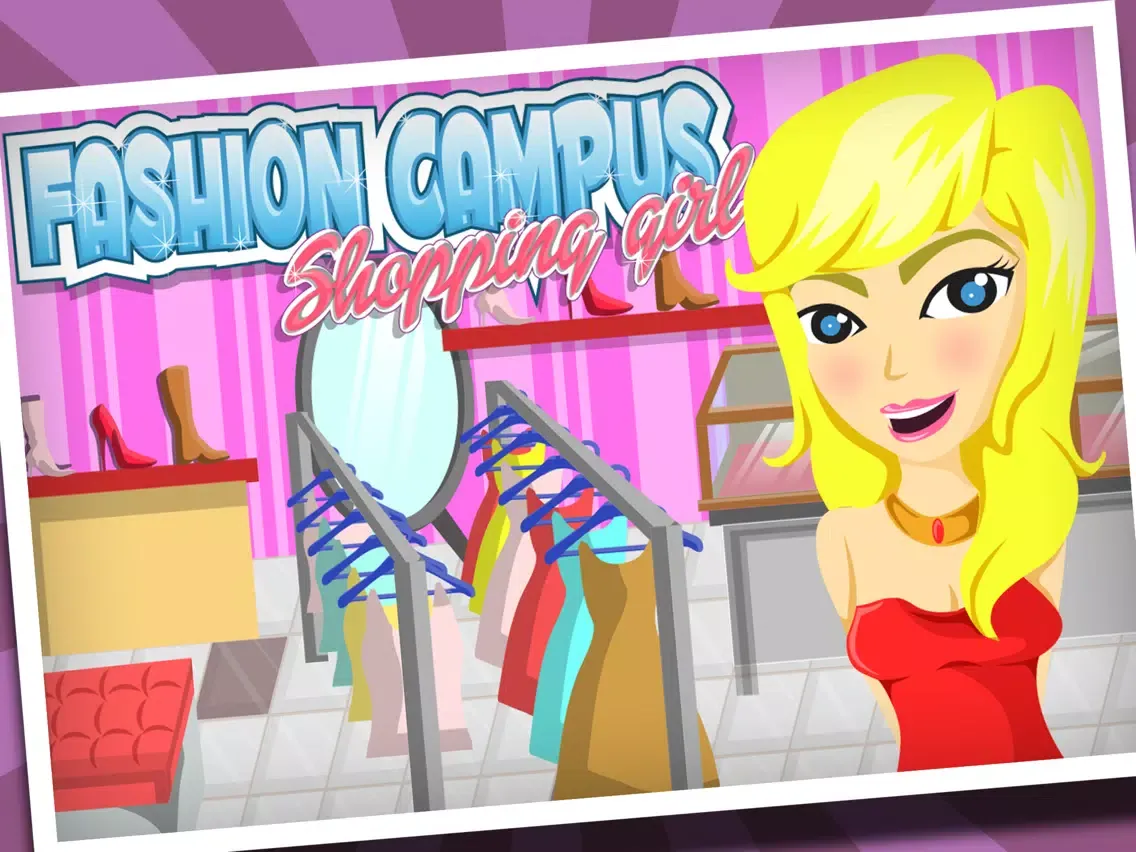 Hasty Fashion Campus Shopping Girl - Fun Celebrity Star in Modernism Boutique Rush iPad  Screenshots