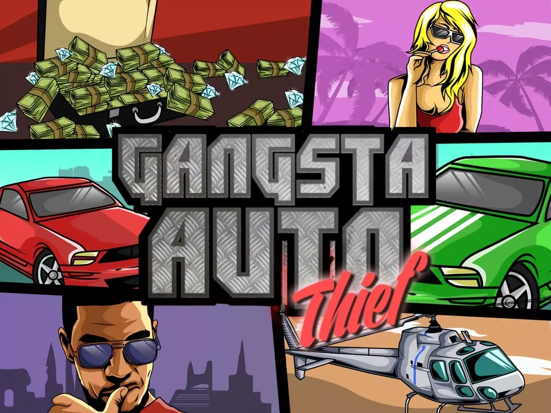 Gangsta Auto Thief - Reckless Gang.sta City Hustle iPad  स्क्रीनशॉट