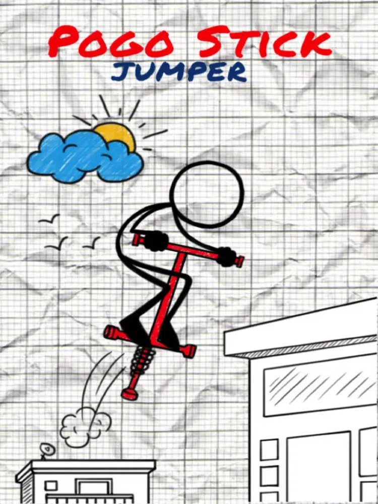 Captures d'écran de Pogo-Stick Jumper (Mega Endless Stick-man Adventure Game for Boys, Girls & Kids) iPad 