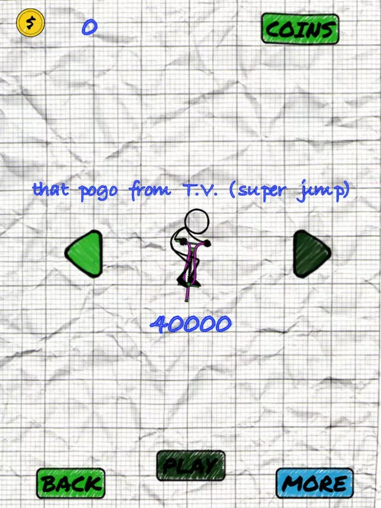 Captures d'écran de Pogo-Stick Jumper (Mega Endless Stick-man Adventure Game for Boys, Girls & Kids) iPad 
