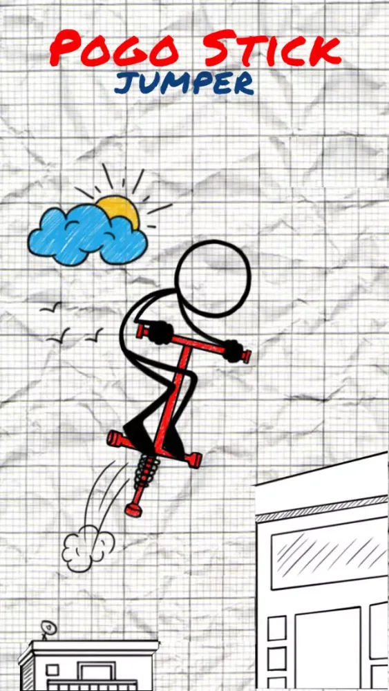 Captures d'écran de Pogo-Stick Jumper (Mega Endless Stick-man Adventure Game for Boys, Girls & Kids)