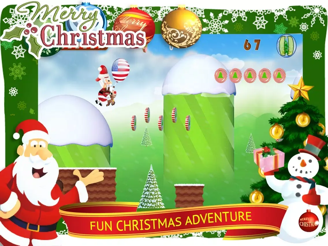 تصاویر Santa's Christmas Jumping Adventure iPad