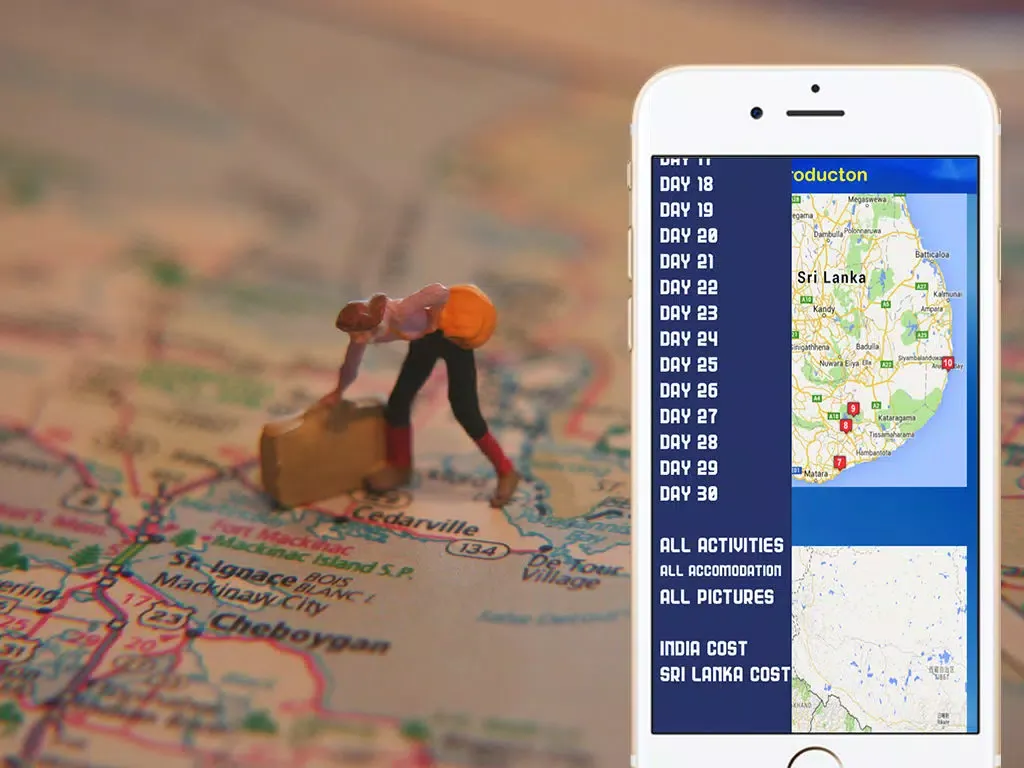 A Travel Plan to 4 Weeks in India & Sri Lanka iPad  Screenshots