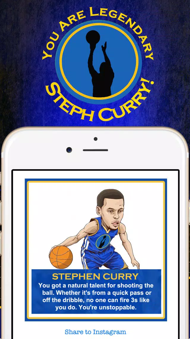 Tangkapan skrin Which Player Are You? - Basket-ball Test for NBA Golden State Warriors