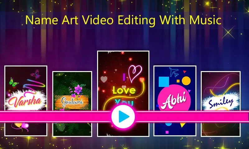 Zrzuty ekranu Name Video Maker - Status 2025
