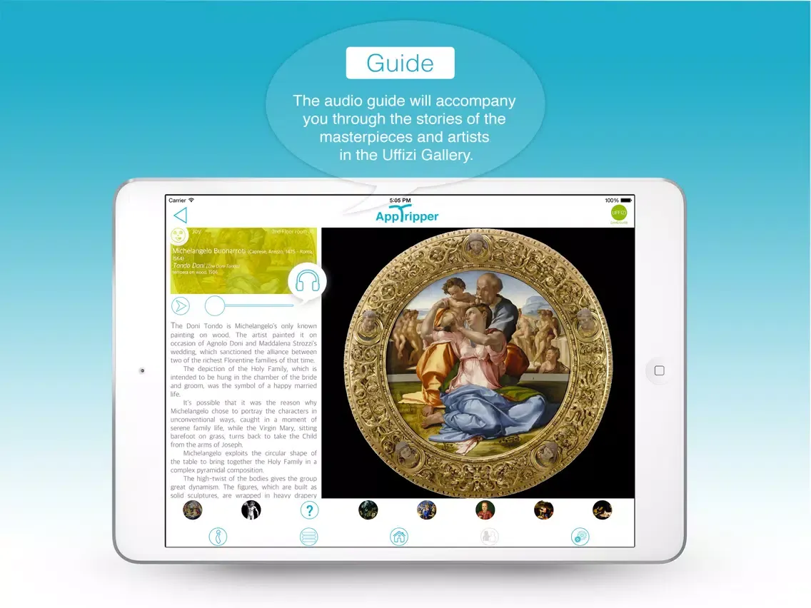 Скриншоты ArtTripper Uffizi Game Guide Free iPad 