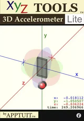 XYZ Tools - 3D Accelerometer Lite سکرین شاٹس