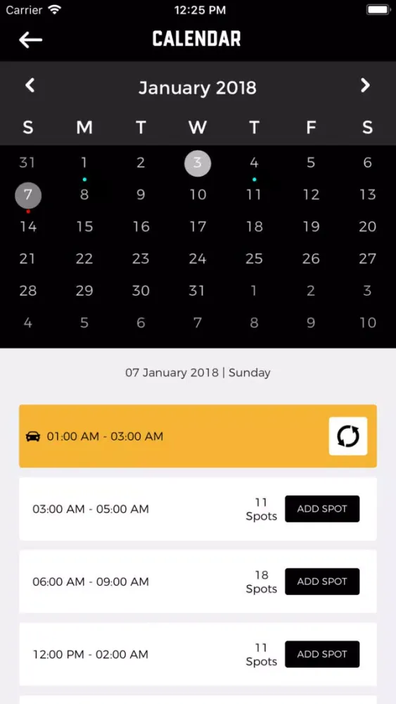 TXTogo Driver Management Screenshots