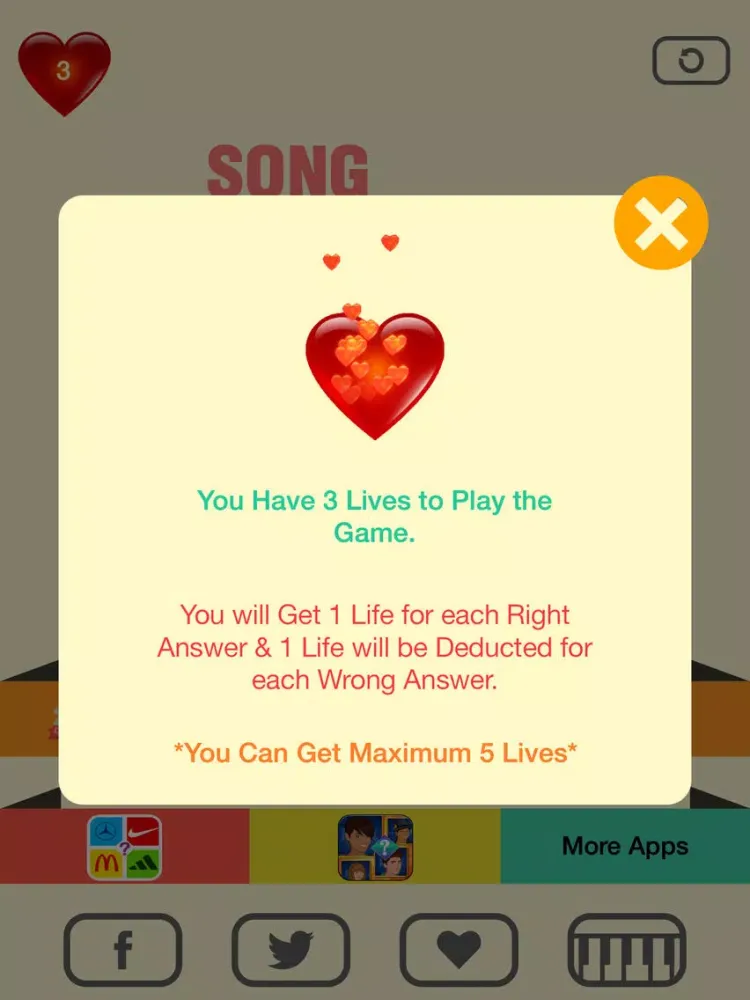 Song Pop Quiz - Challenge Your Music Skills! iPad  Screenshots