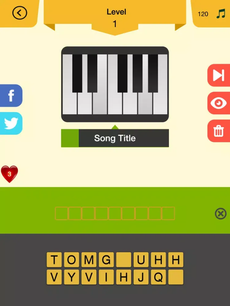 Song Pop Quiz - Challenge Your Music Skills! iPad  Screenshots