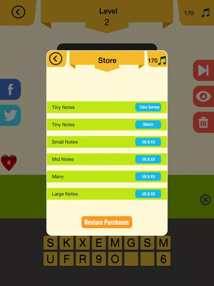 Song Pop Quiz - Challenge Your Music Skills! iPad  Screenshots