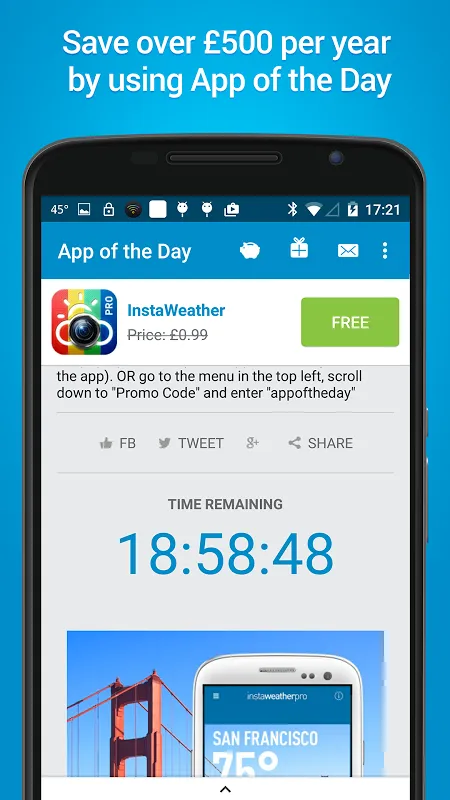 App of the Day Screenshots