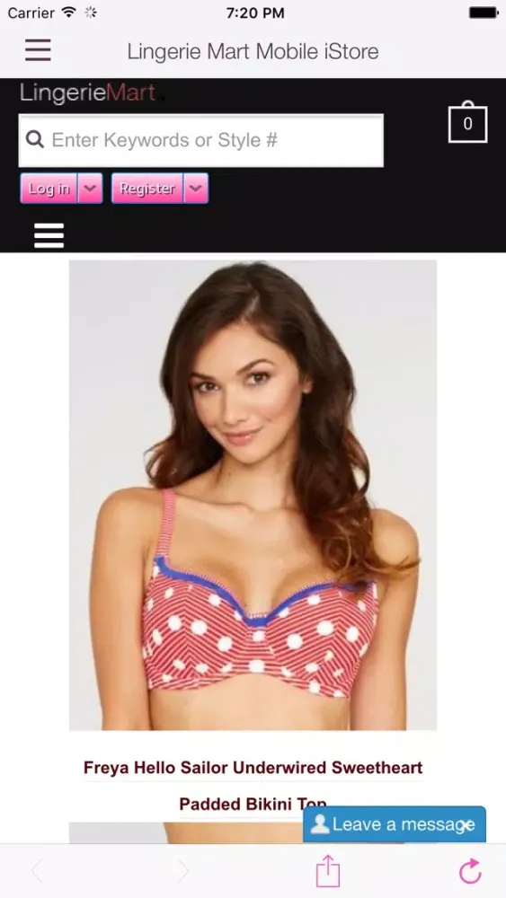 Lingerie Mart Wholesale iStore スクリーンショット