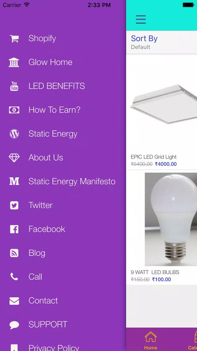 GlowHome Screenshots