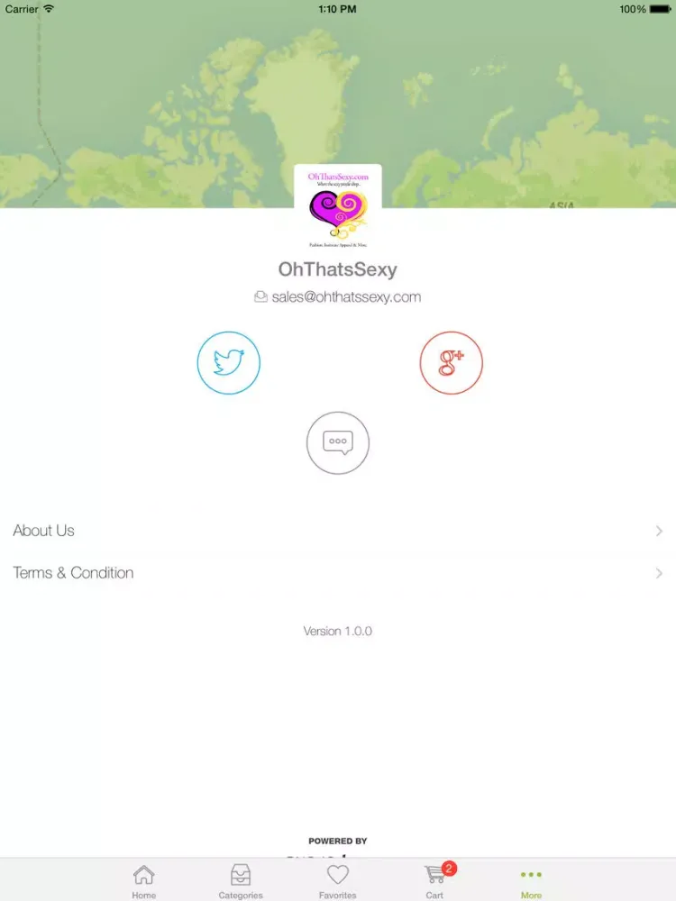 ภาพหน้าจอของ OhThatsSexy iPad 
