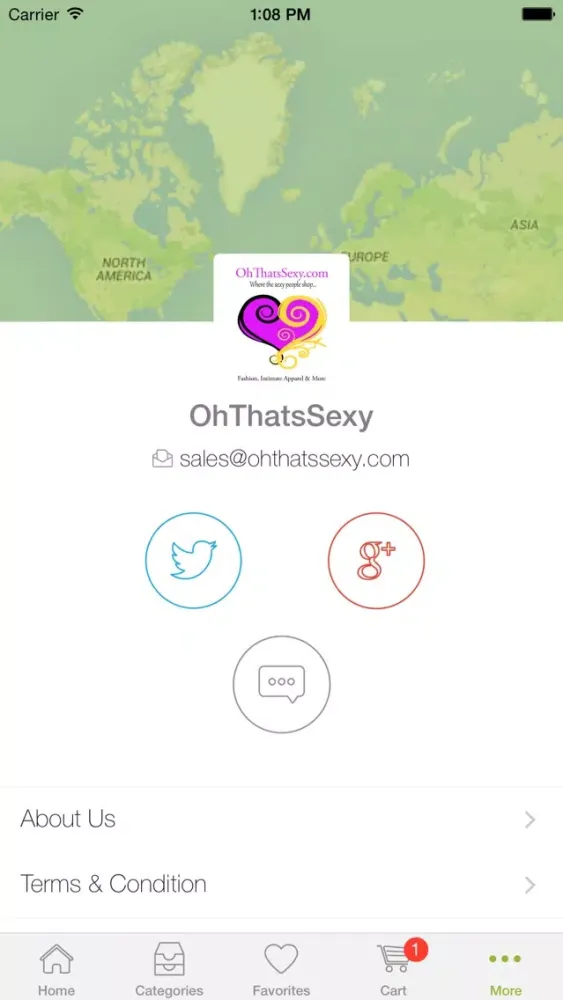 ภาพหน้าจอของ OhThatsSexy