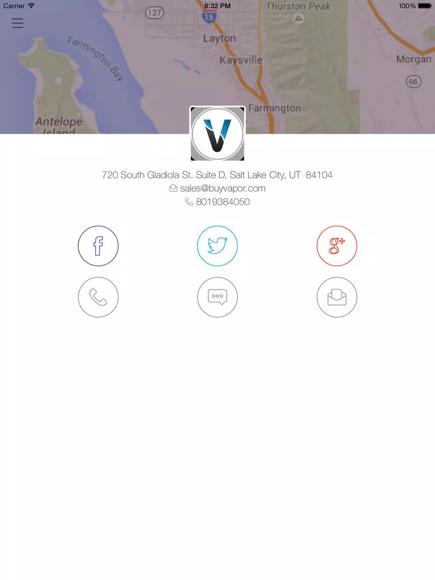 Captures d'écran de BuyVapor iPad 