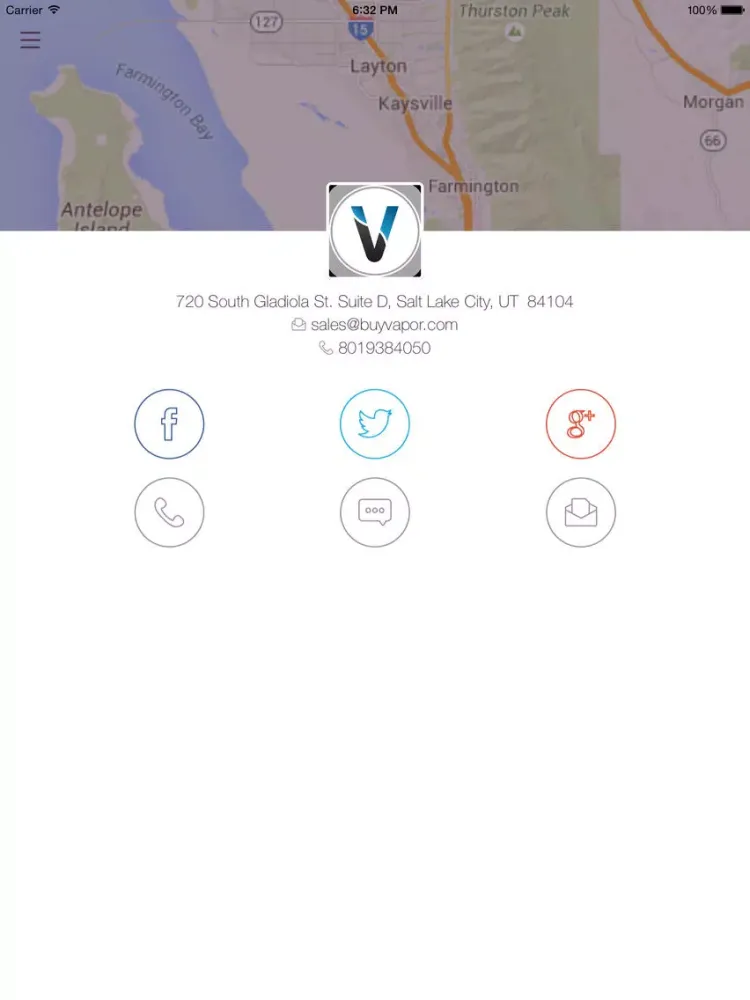 BuyVapor iPad  スクリーンショット