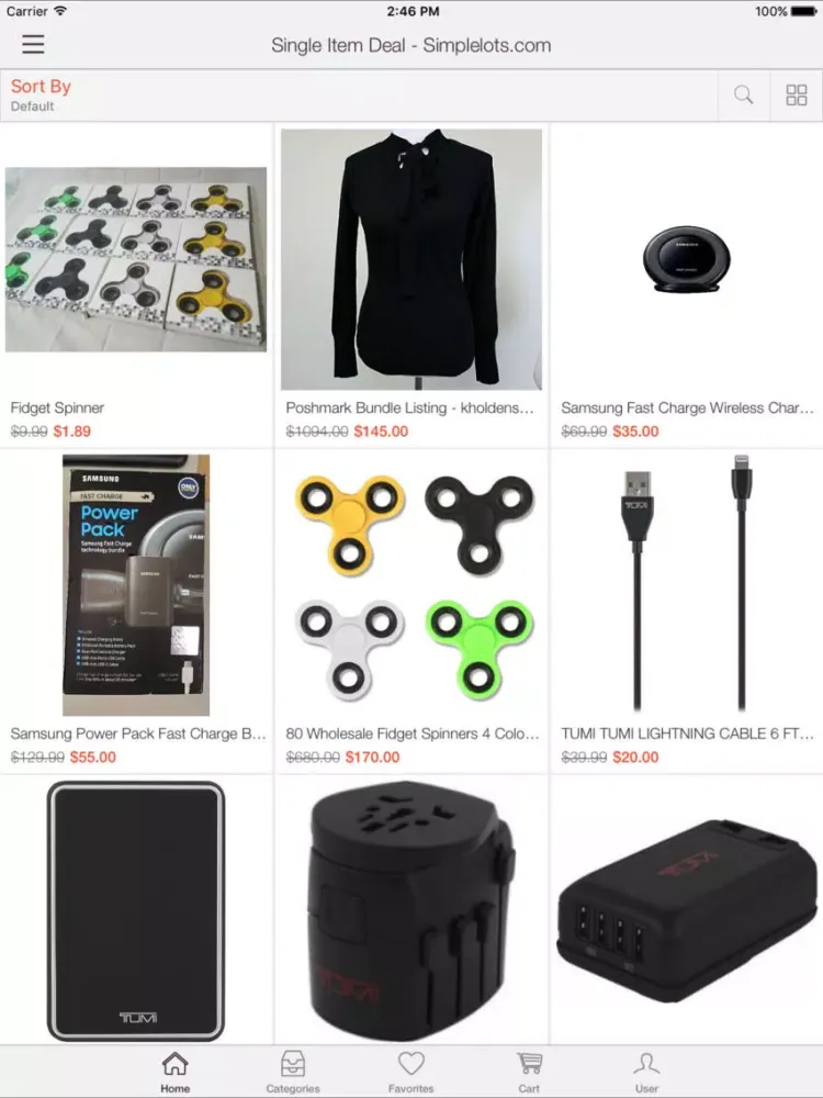 SimpleLots Wholesale iPad 应用截图
