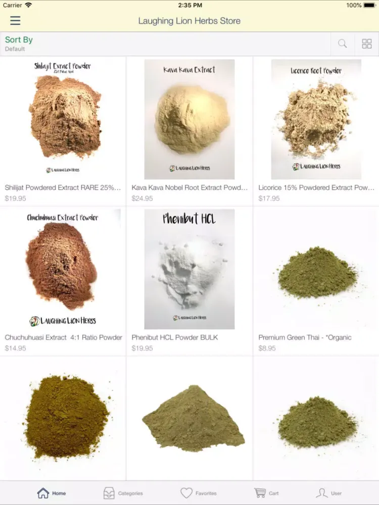 Laughing Lion Herbs Kratom iPad 應用截圖