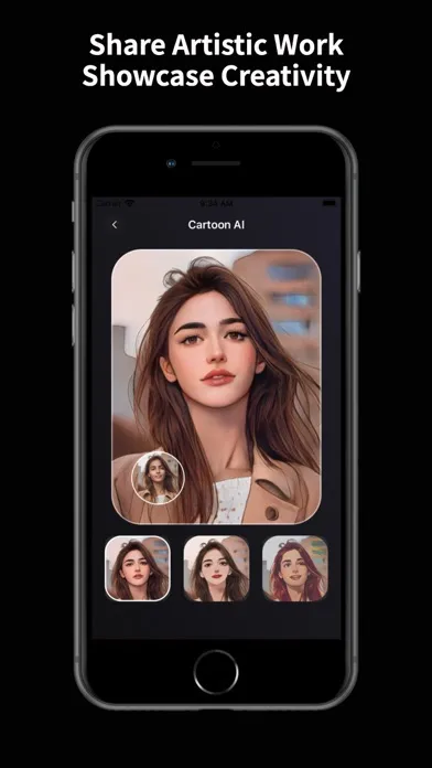 Capturas de pantalla de Toon AI - Cartoon photo editor
